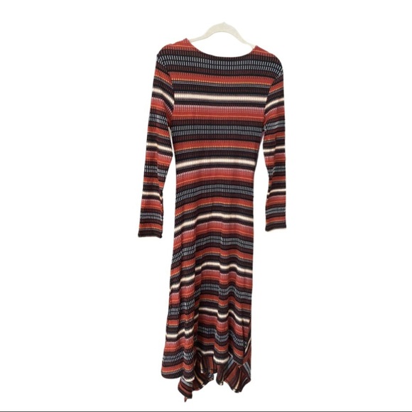 Maeve Anthropologie Parkside Handkerchief Stripe Midi Dress (17) - Picture 4 of 8